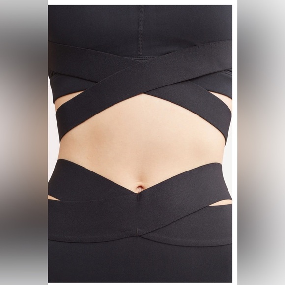 NWT Bandier Le Ore Corso Crossover Leggings in Black Size Small - Picture 10 of 12